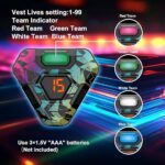 Laser Tag Set of 2, Lazer Tag Game for Kids Indoor & Outdoor Play - Image 2