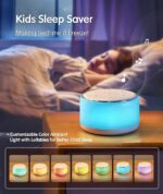 FamiSym White Noise Sound Machine Baby for Sleeping with Night Light - Image 2