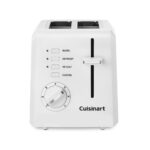 Cuisinart 2-Slice Toaster Oven, Compact, White, CPT-122